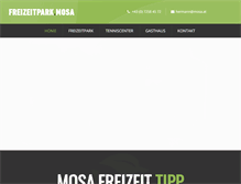 Tablet Screenshot of mosa.at